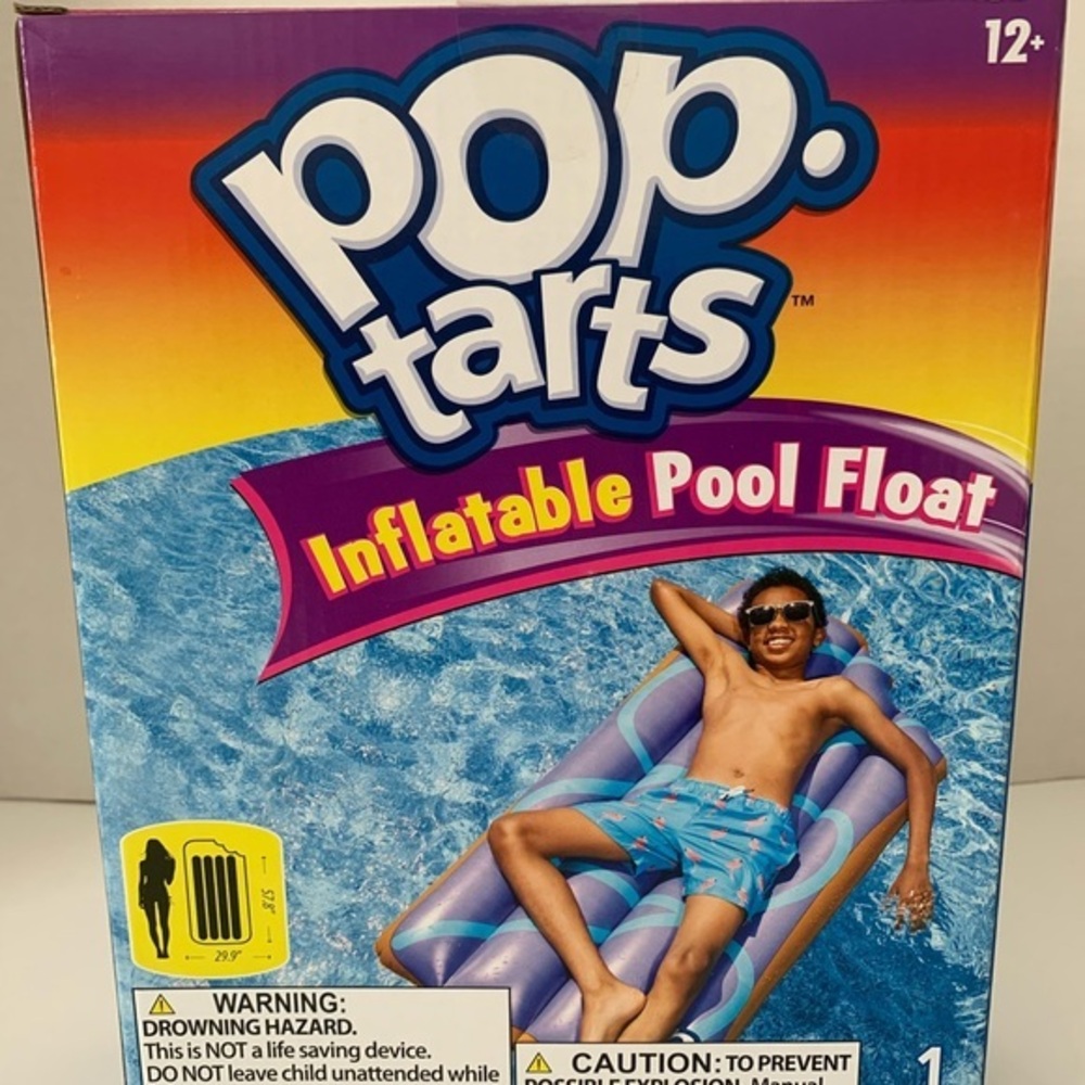 Pop Tarts Inflatable Pool Float Mixed Berry